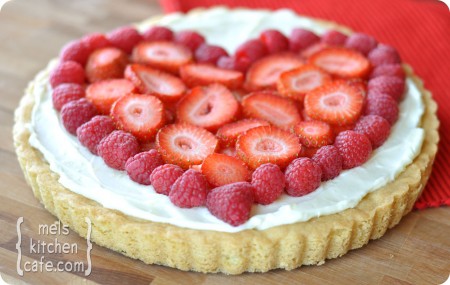 Valentine's Day Fruit Pizza
