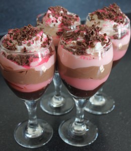 Valentine's Day Pudding Parfait
