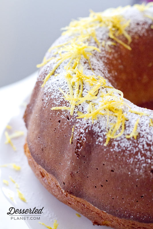 Sweetened Condensed Milk Cake with Powdered Sugar