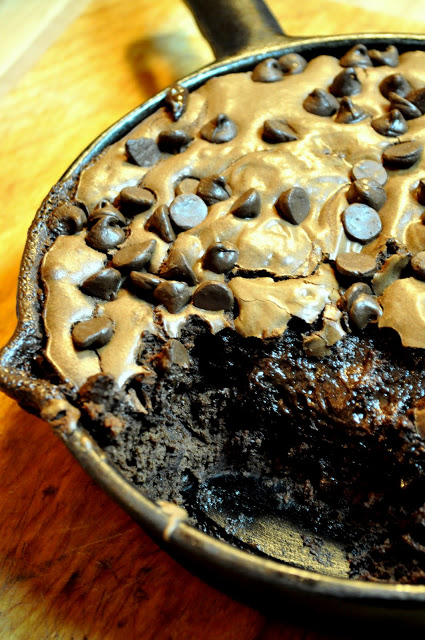 Cast Iron Skillet Brownie by Simply Food Love