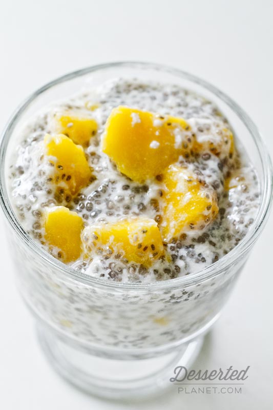 Coconut Mango Chia Seed Pudding 2