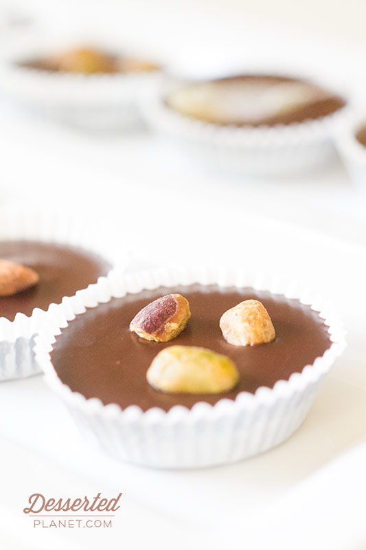 Pistachio Chocolate Candy Cup