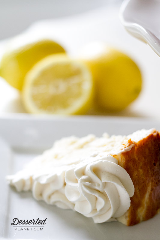 NY Style Lemon Cheesecake Slice