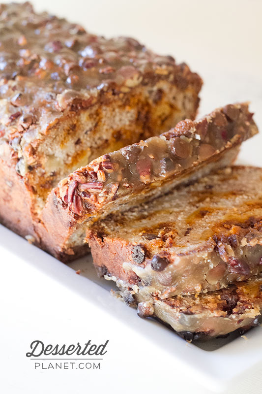 Praline Apple Bread Slices