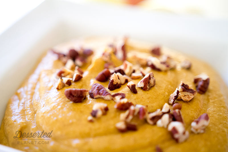 Pumpkin Spice Dessert Dip with Pecans