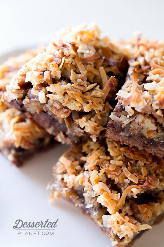 German Chocolate Pecan Pie Bars