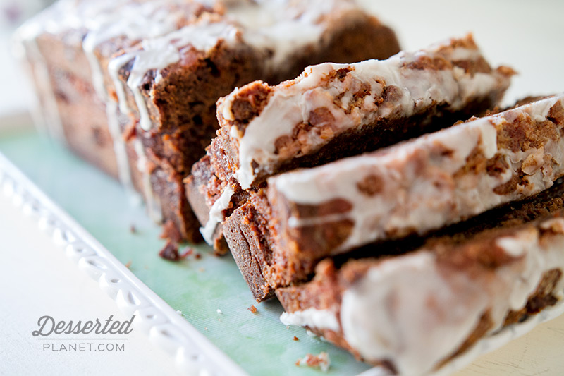 Chocolate Cinnamon Swirl Banana Bread Slices
