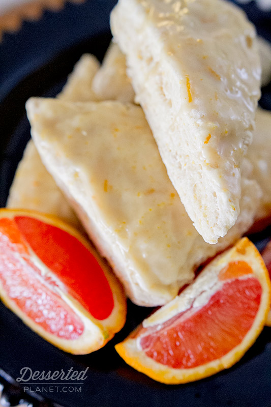 Orange Glazed Scones 1