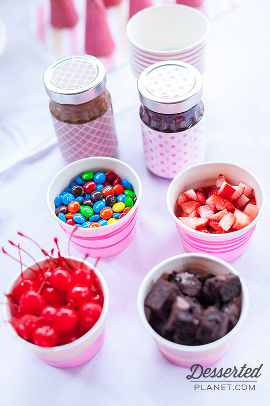 Ice-Cream-Cone-Toppings-Chocolate-Caramel-Sauce